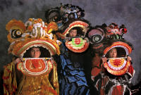 Chinese Lion Dancers 
